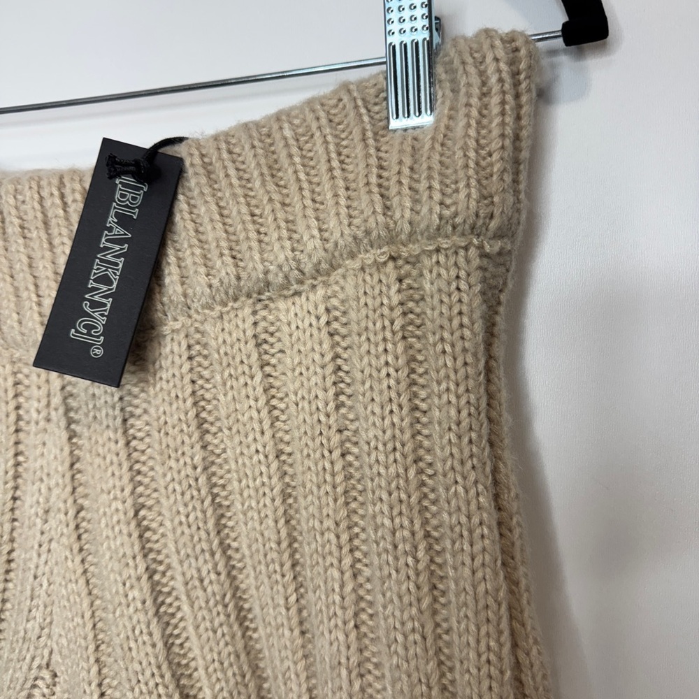 Blank NYC Knit Shorts Cream - Picture 6 of 8